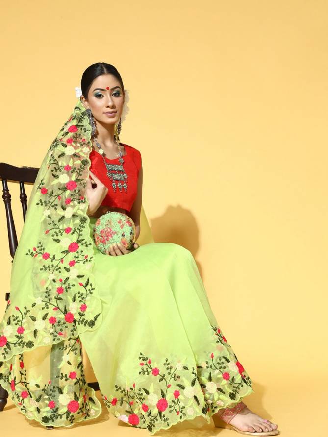 Navya 8 Organza New Fancy Designer Party Wear Saree Collection